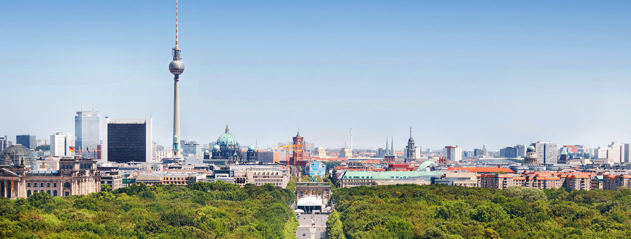 Berlin city panorama